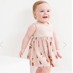 Hanna Andersson Ice Cream Dress and Bloomers